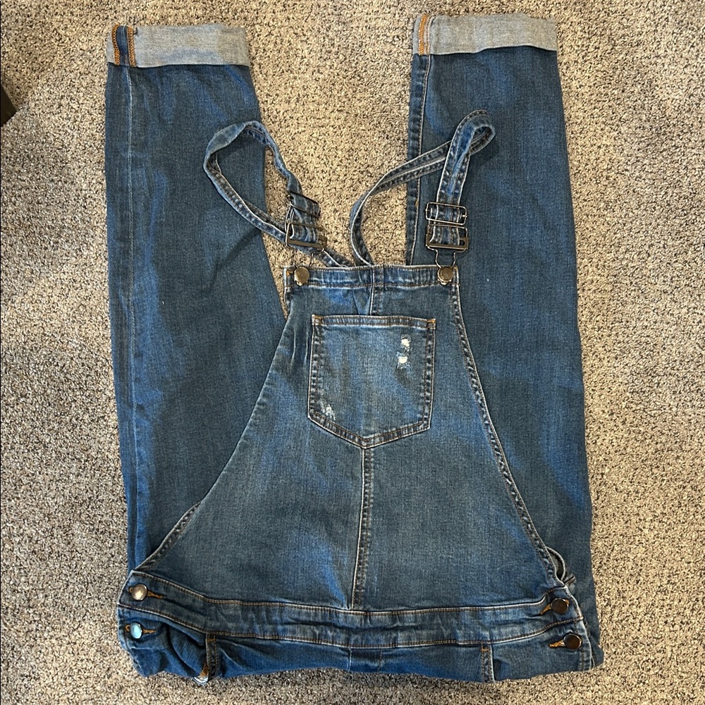A Pea in the Pod Dark Blue Women's Overalls (Maternity)
